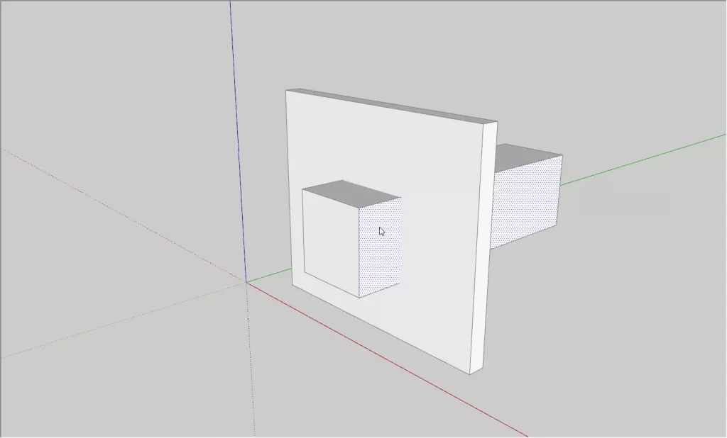 How to create an opening in Sketchup